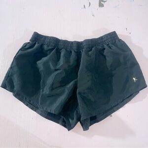 Danskin Women’s Loose Fit Athletic Shorts Shiny Dance Running Gym Medium 8-10